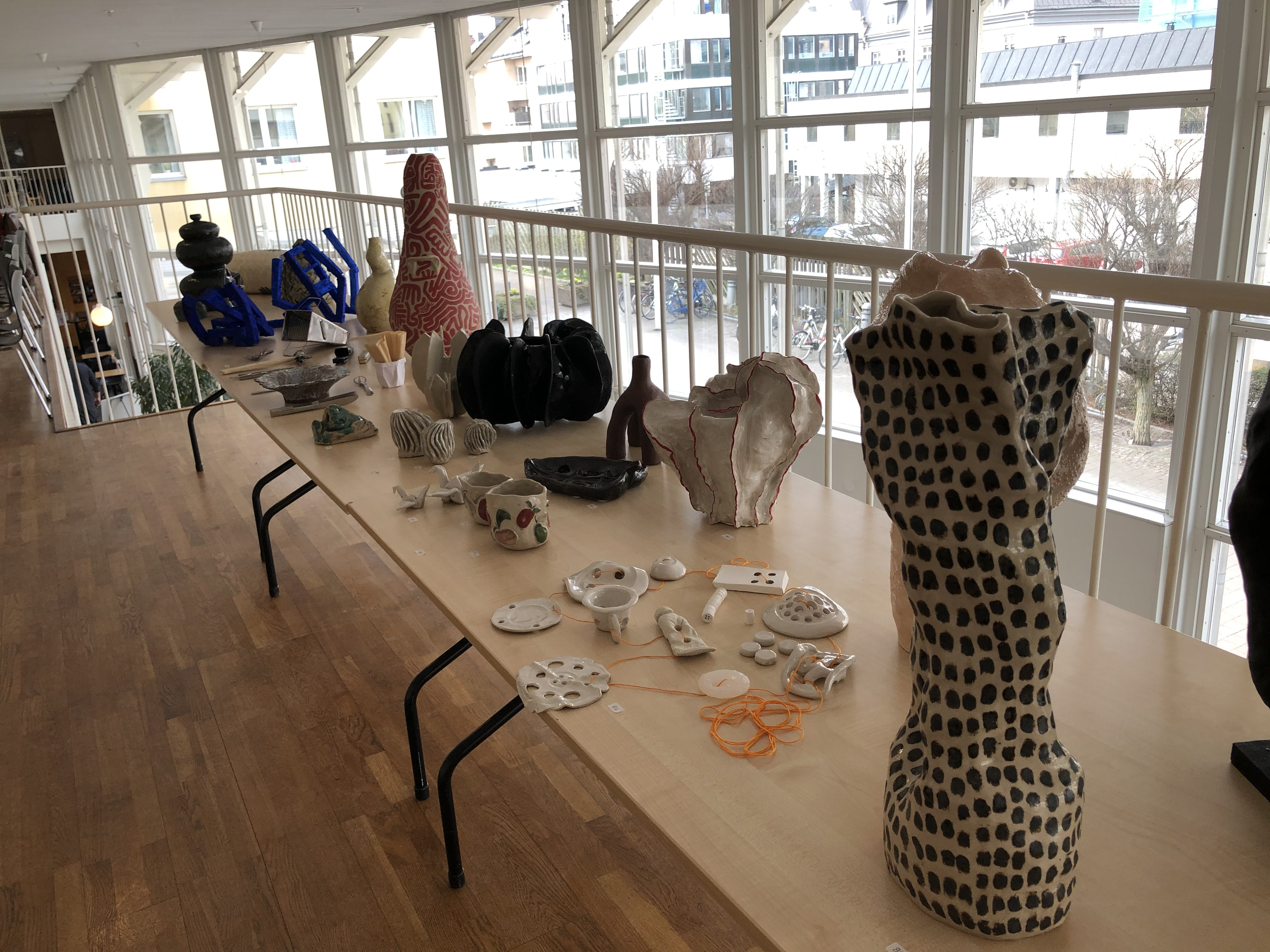 Bild från konstlinjens utställning