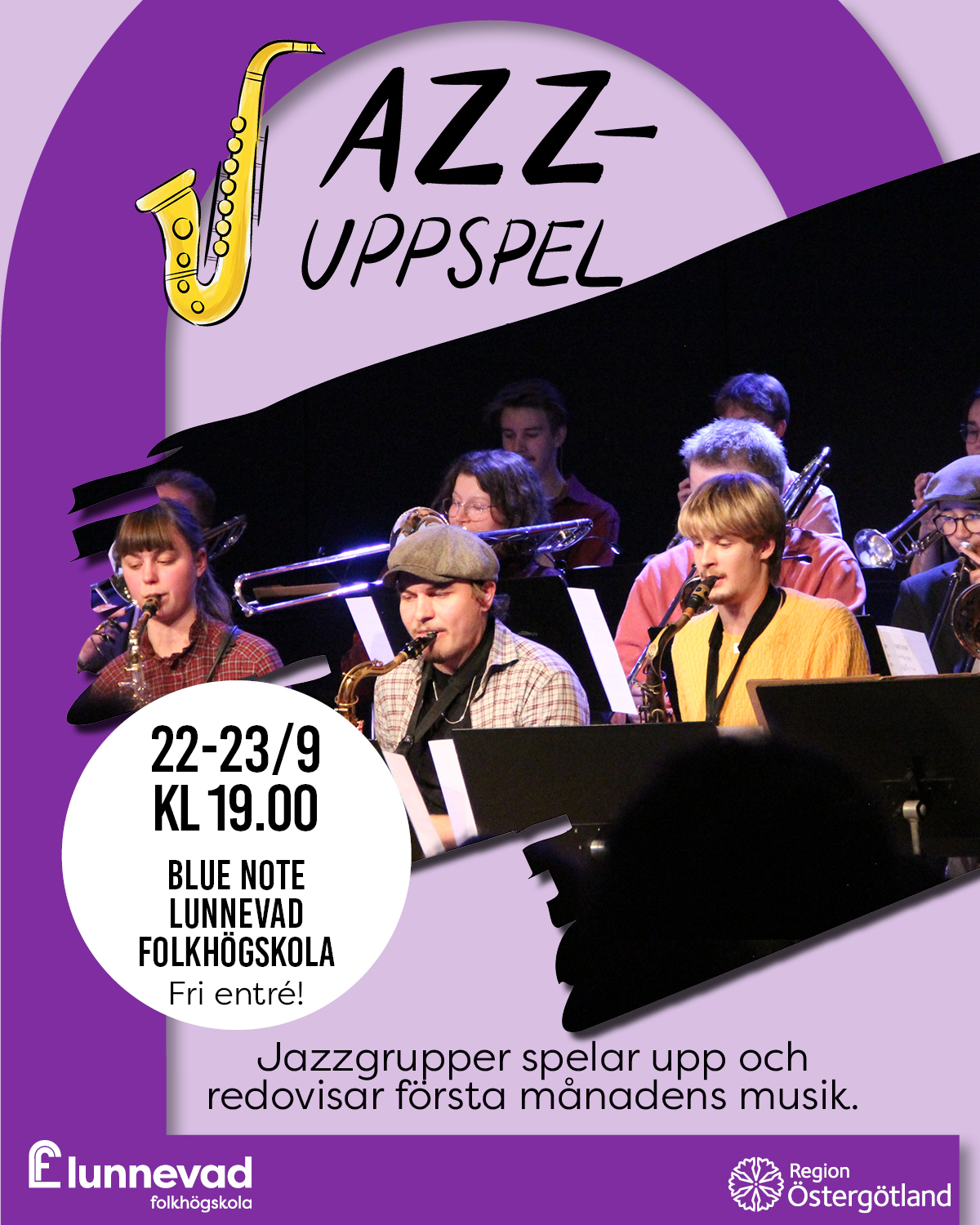 Affisch Jazzuppspel