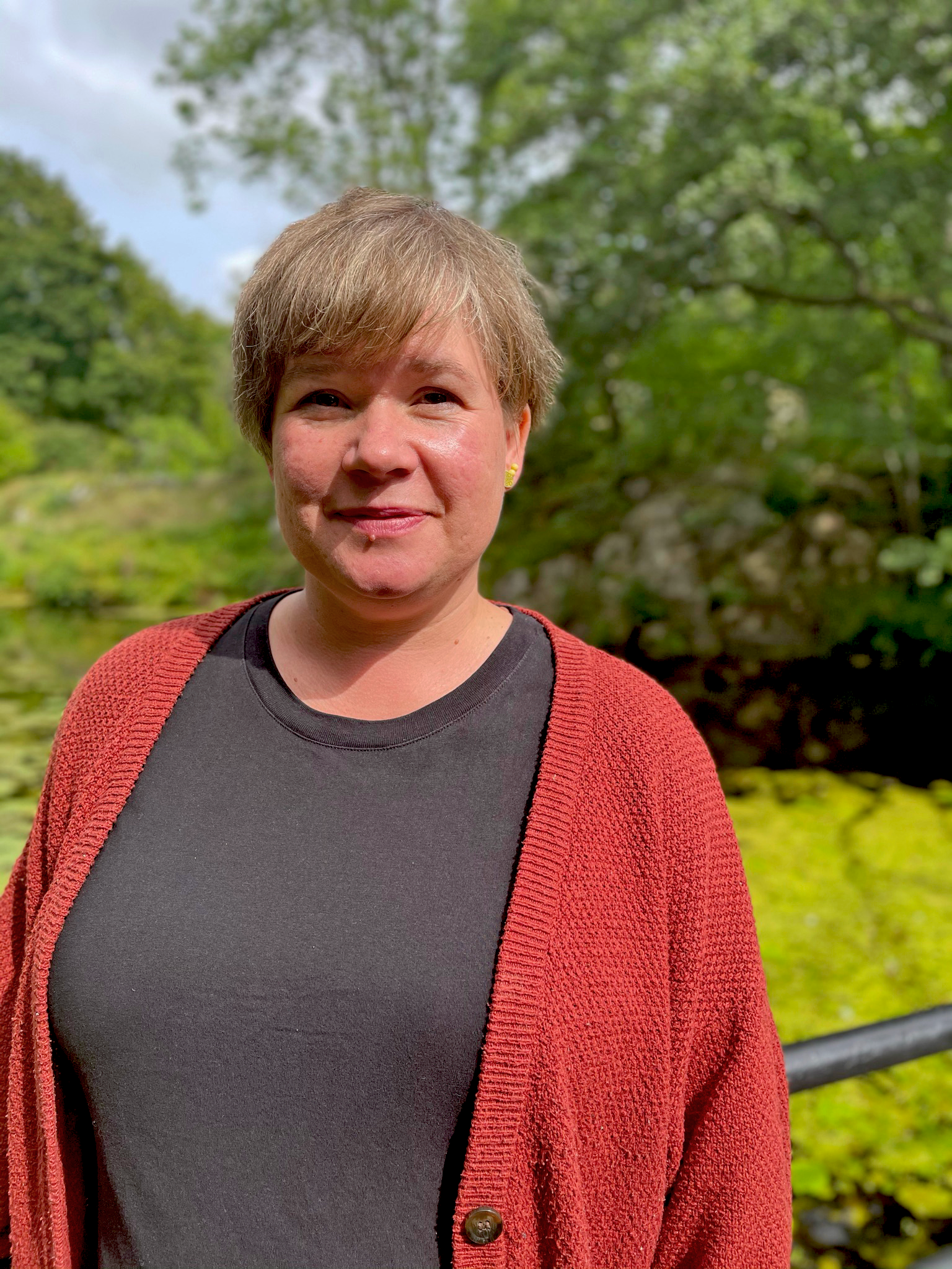 Porträtt av Sophia Örnell, lärare på danslinjen. Foto.